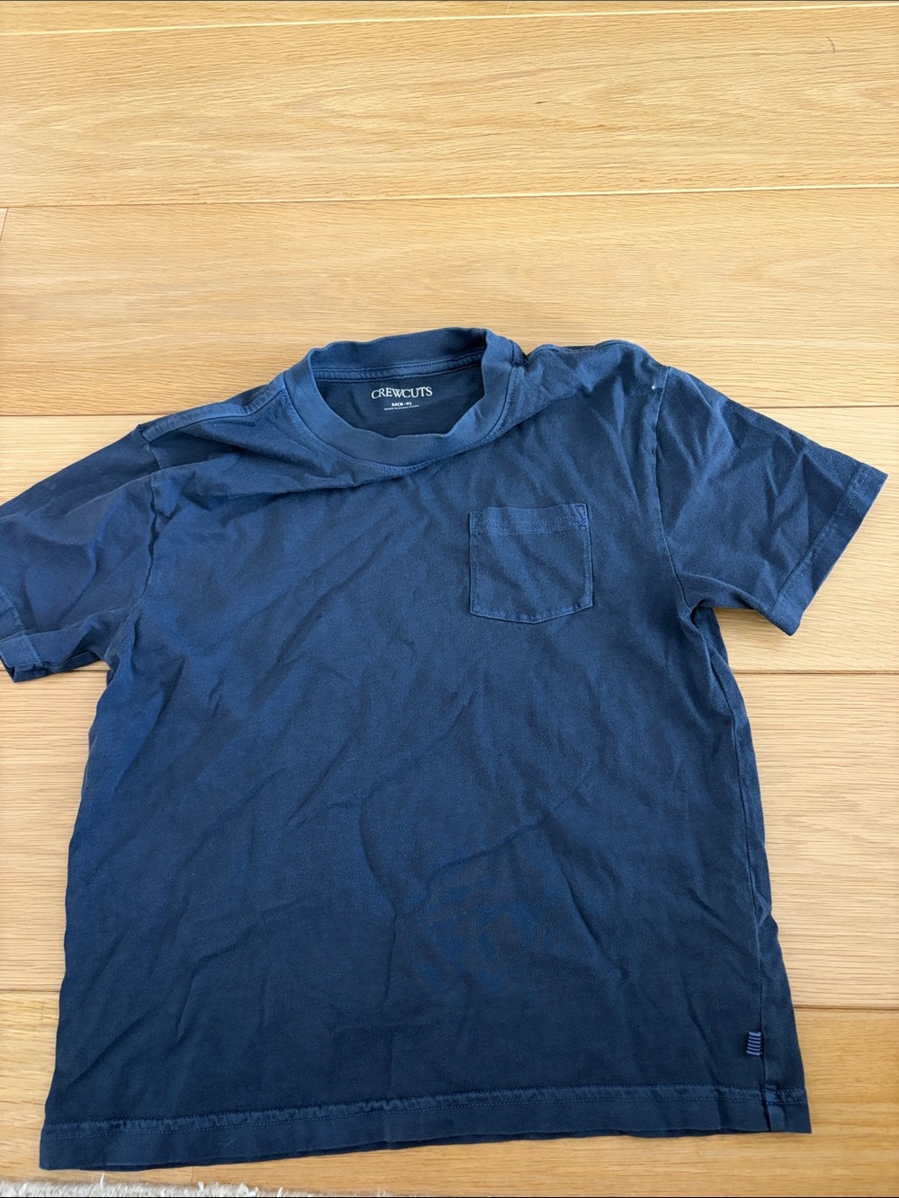 Crewcuts Navy Short-Sleeve Pocket Tee